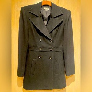 Bebe double breasted peacoat rayon blend blazer size 2